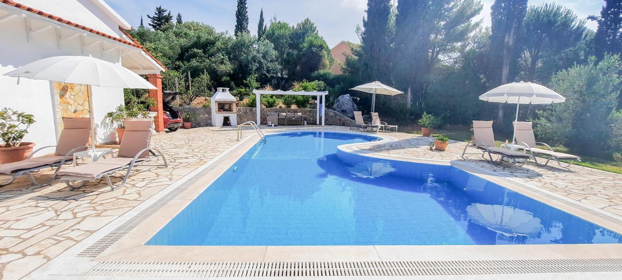Villa Olive Grove And Sea View Ájos Spyrídon Eksteriør bilde