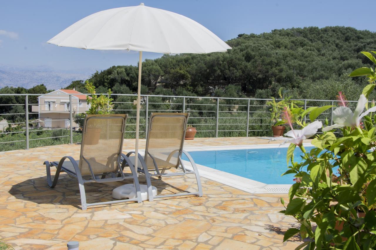 Villa Olive Grove And Sea View Ájos Spyrídon Eksteriør bilde