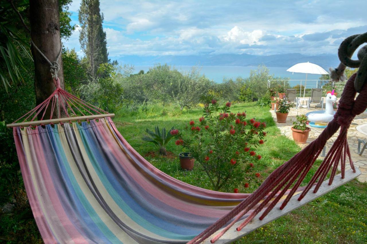Villa Olive Grove And Sea View Ájos Spyrídon Eksteriør bilde